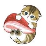 mofusand strawberry cat trio